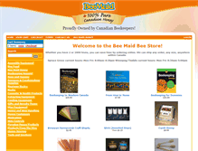 Tablet Screenshot of beemaidbeestore.com
